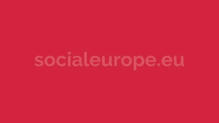 Socialeurope.eu — logo on red background, Social Europe.