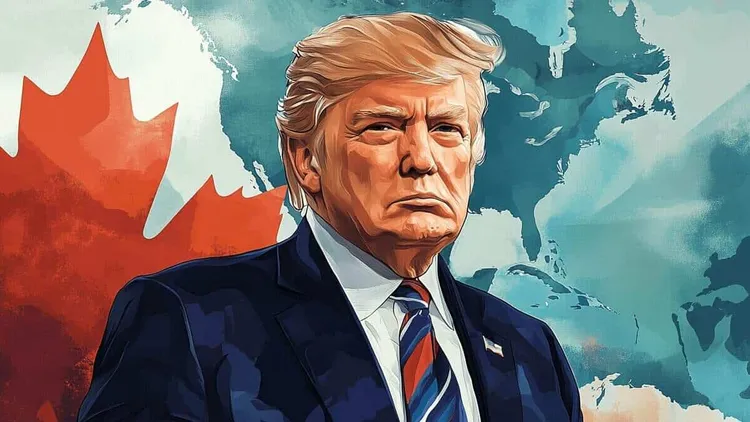 Donald Trump — political portrait.